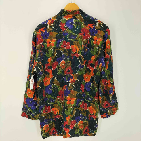 EXPRESS 総柄シルクジャケット レディース import:S