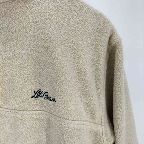 エルエルビーン L.L.Bean 80S 筆記体ロゴ フリース プルオーバー スナップT メンズ