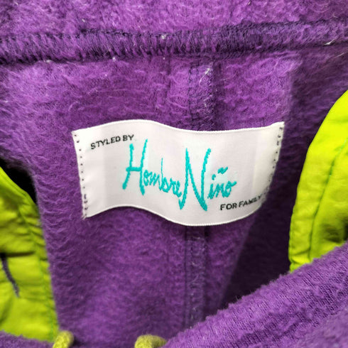 オンブレニーニョ HOMBRE Nino ナイロン切替 フリースパンツ メンズ JPN:XL