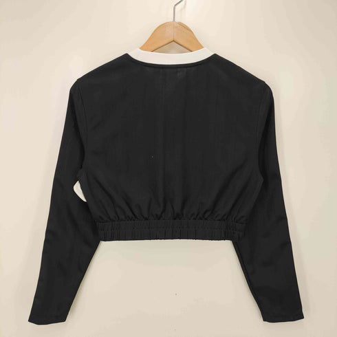 アディダスオリジナルス adidas Originals W SOCCER LS CROP クロップド クルーネック Tシャツ レディース JPN:L