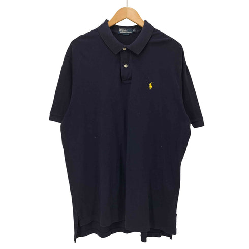 ポロバイラルフローレン Polo by RALPH LAUREN ポニー 刺繍 S/S 鹿の子 ポロ シャツ メンズ import:XL