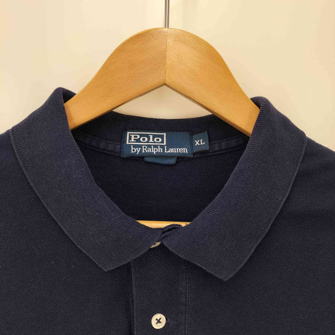 ポロバイラルフローレン Polo by RALPH LAUREN ポニー 刺繍 S/S 鹿の子 ポロ シャツ メンズ import:XL