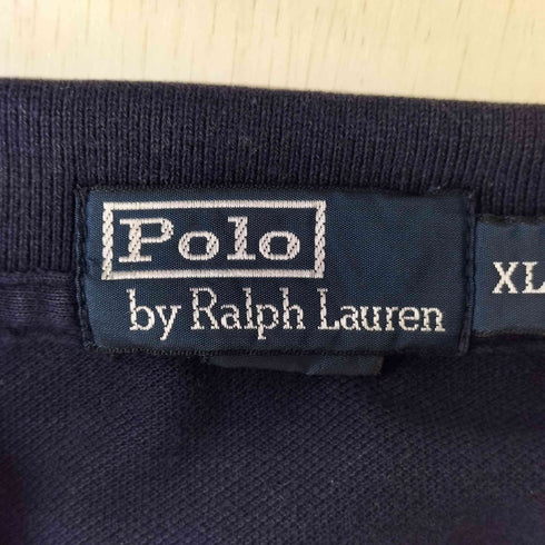 ポロバイラルフローレン Polo by RALPH LAUREN ポニー 刺繍 S/S 鹿の子 ポロ シャツ メンズ import:XL