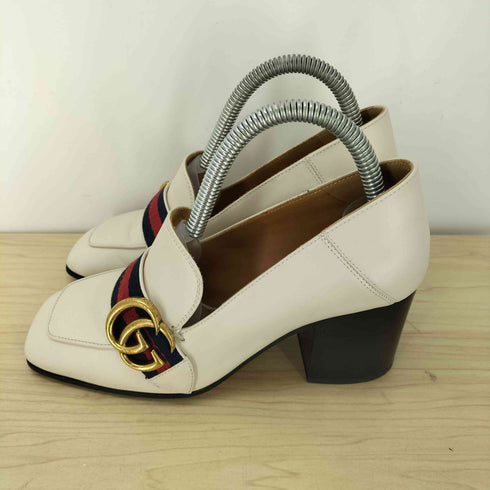 グッチ GUCCI GGマーモント ヒールローファー レディース 34 1/2