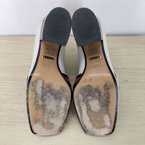 グッチ GUCCI GGマーモント ヒールローファー レディース 34 1/2