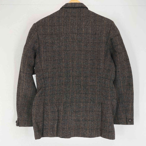 ハリスツイード Harris Tweed Dunn&Co 胡桃ボタン ツイード3Bテーラードジャケット メンズ