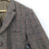 ハリスツイード Harris Tweed Dunn&Co 胡桃ボタン ツイード3Bテーラードジャケット メンズ