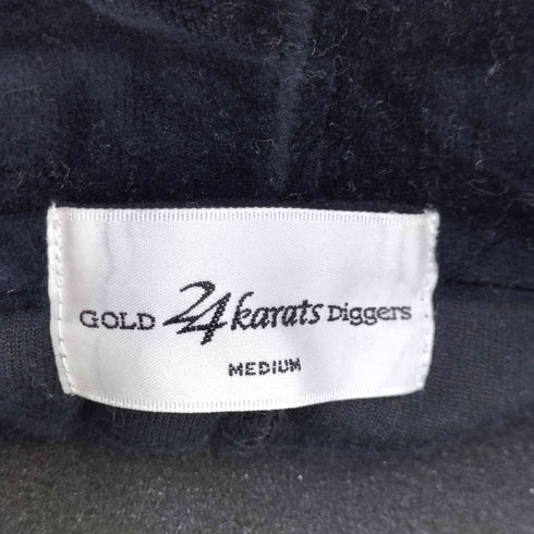 GOLD 24 KARATS DIGGERS ベロア ジップパーカー スウェットパンツ セットアップ メンズ M