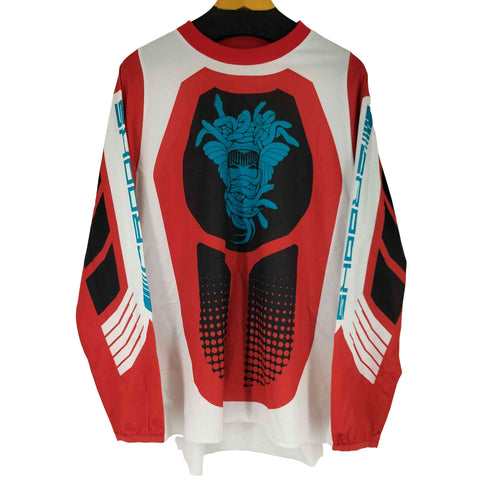 クルックスアンドキャッスルズ CROOKS&Castles メッシュ生地 プリント L/S Tシャツ メンズ import:M
