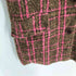 ザラ ZARA チェックツイードジャケット レディース import:XS