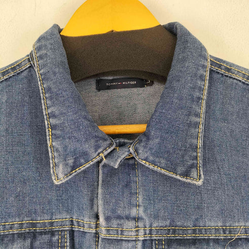 トミーヒルフィガー TOMMY HILFIGER フラップポケット デニムジャケット メンズ import:L