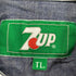 セブンアップ 7up 企業ロゴ ワークシャツ メンズ TALL