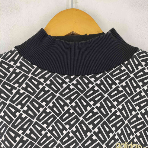 アディダスオリジナルス adidas Originals 総柄 ロゴ刺繍 スウェット メンズ FREE