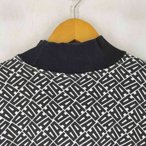アディダスオリジナルス adidas Originals 総柄 ロゴ刺繍 スウェット メンズ FREE
