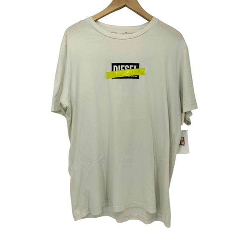 ディーゼル DIESEL フロントロゴプリント S/S Tシャツ メンズ import:L