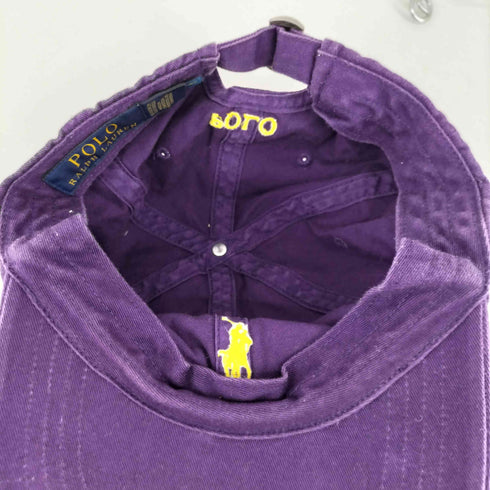 ポロラルフローレン POLO RALPH LAUREN 90S スモールポニー刺繍 6PANEL キャップ メンズ