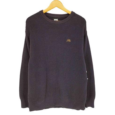 エフティーシー FTC MELANGE RIB SWEATER メンズ S