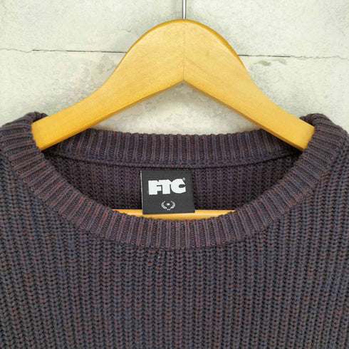 エフティーシー FTC MELANGE RIB SWEATER メンズ S