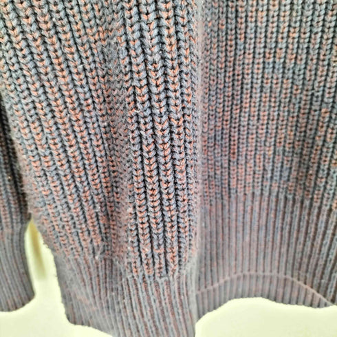 エフティーシー FTC MELANGE RIB SWEATER メンズ S