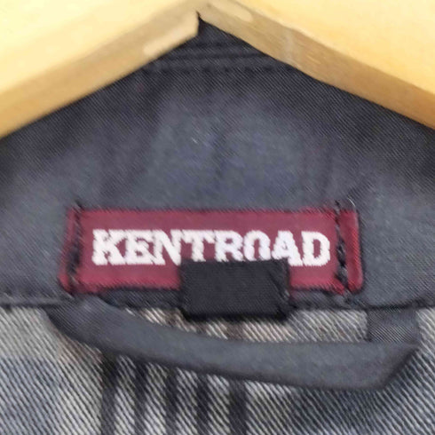 KENTROAD 裏地チェック 比翼ブルゾン メンズ JPN:L