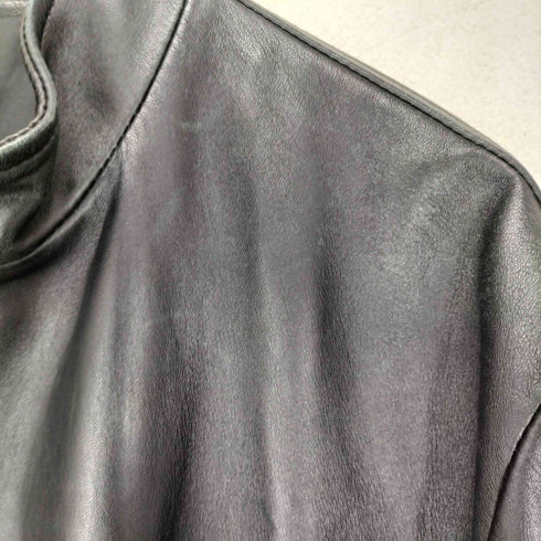 lamb leather シングルライダースジャケット メンズ JPN:XL