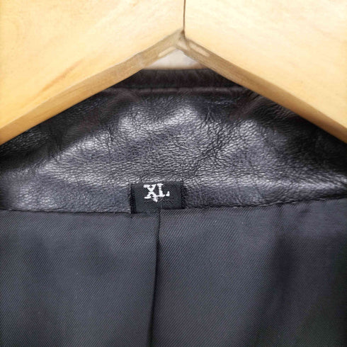 lamb leather シングルライダースジャケット メンズ JPN:XL