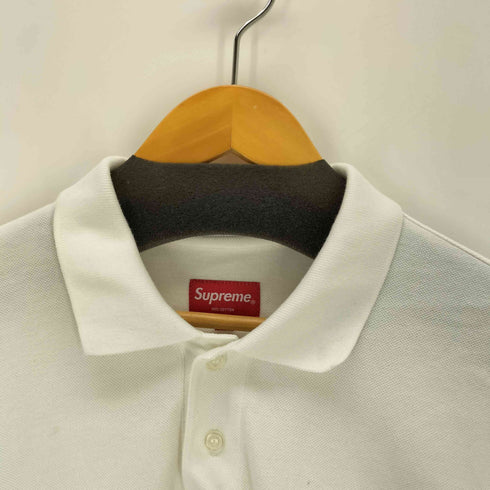 シュプリーム Supreme ワンポイントロゴ刺繍ポロシャツ メンズ L