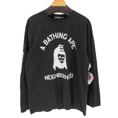 アベイシングエイプ A BATHING APE A BATHING APE EX NEIGHBORHOOD ロングスリーブTシャツ メンズ XL