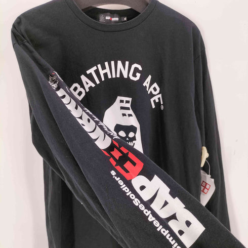 アベイシングエイプ A BATHING APE A BATHING APE EX NEIGHBORHOOD ロングスリーブTシャツ メンズ XL