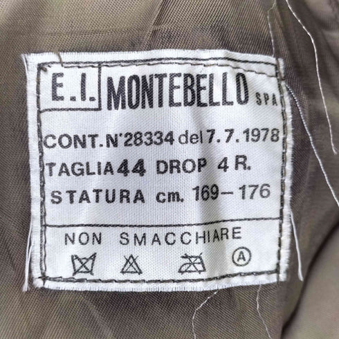 イタリア軍 80S E.I.MONTEBELLO トレンチコート メンズ