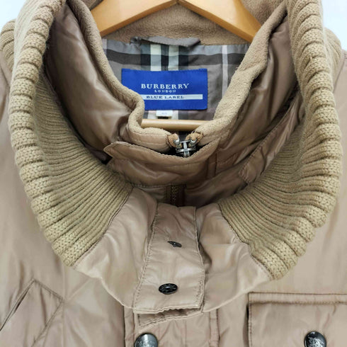 バーバリーブルーレーベル BURBERRY BLUE LABEL ハイネック ダウンコート レディース JPN:40