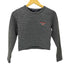 ポロスポーツラルフローレン POLO SPORT RALPH LAUREN 90S OLD 星条旗タグ ボーダー クロップド L/S カットソー ロンT レディース import:S