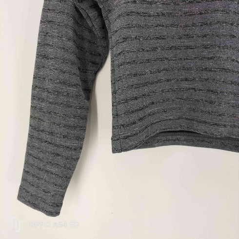 ポロスポーツラルフローレン POLO SPORT RALPH LAUREN 90S OLD 星条旗タグ ボーダー クロップド L/S カットソー ロンT レディース import:S