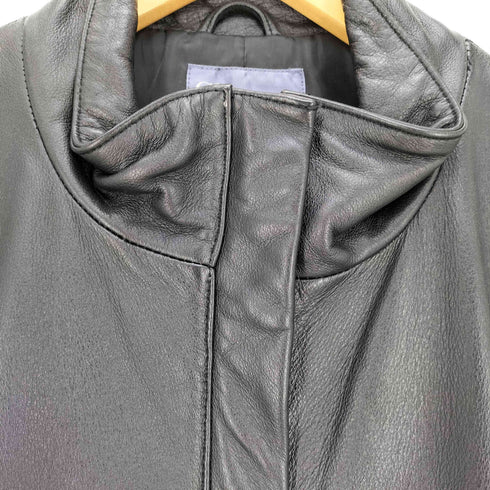 Close up 牛革 カウレザー 比翼 スタンドカラージャケット メンズ 9AR