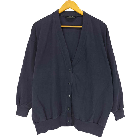 ランズエンド LANDS END 90S USA製 コットン ロングスリーブ カーディガン メンズ