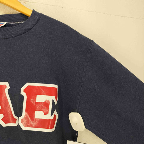 ラッセルアスレチック RUSSELL ATHLETIC 90S USA製 CAE プリント クルーネック スウェット メンズ M