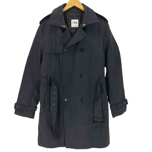 ザラ ZARA ベルテッドトレンチコート レディース 42