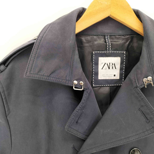 ザラ ZARA ベルテッドトレンチコート レディース 42