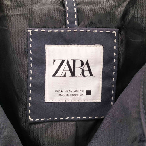 ザラ ZARA ベルテッドトレンチコート レディース 42