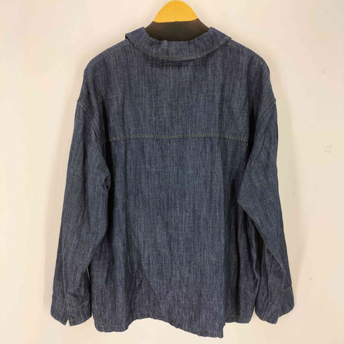 ザラ ZARA COTTON/LINEN DENIM SHIRT メンズ XL