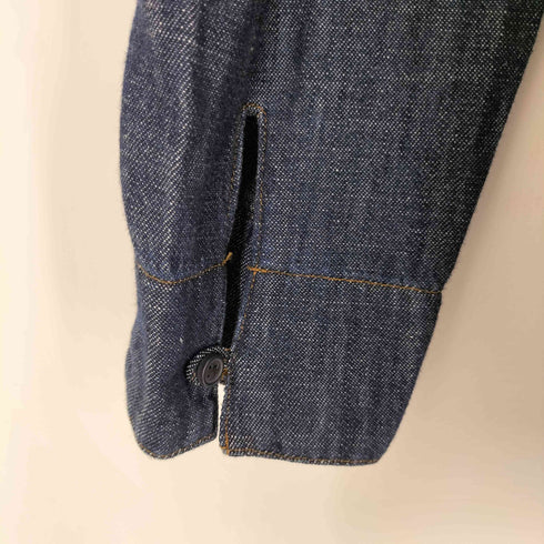 ザラ ZARA COTTON/LINEN DENIM SHIRT メンズ XL