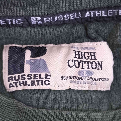 ラッセルアスレチック RUSSELL ATHLETIC 90S ESKIMO JOES プリント クルーネック スウェット メンズ L