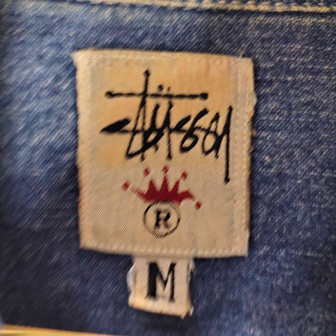 ステューシー Stussy 90s OLD WORKGEAR L/Sデニムシャツ メンズ M