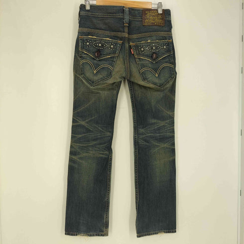リーバイス Levis 502 スタッズ ヒゲ ストレートデニム Y2K メンズ 30inch