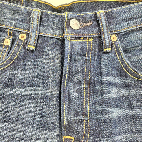 リーバイス Levis 501 ヒゲ ストレートデニム メンズ W30/L32