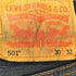 リーバイス Levis 501 ヒゲ ストレートデニム メンズ W30/L32