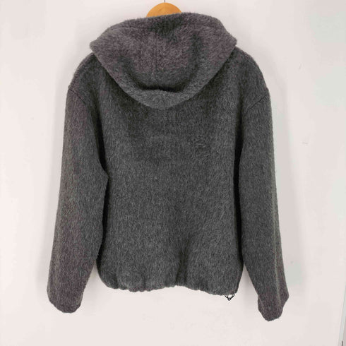 ザラ ZARA WOOLフェイクファージップフーディ メンズ L