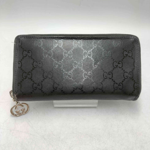 グッチ GUCCI GGインプリメ チャーム付き ラウンド 長財布 メンズ