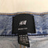 エイチアンドエム H&M コーティング加工 バギーデニム メンズ 34/30