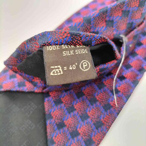 ジバンシィ GIVENCHY イタリア製 GENTLEMAN PARIS 総柄 シルク ネクタイ メンズ